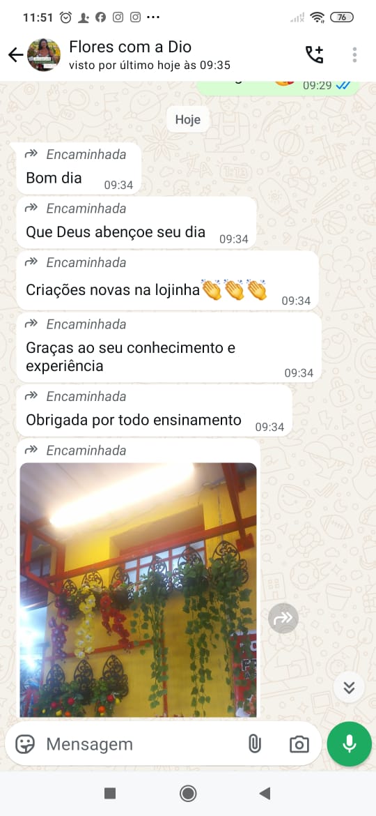 Depoimento WhatsApp